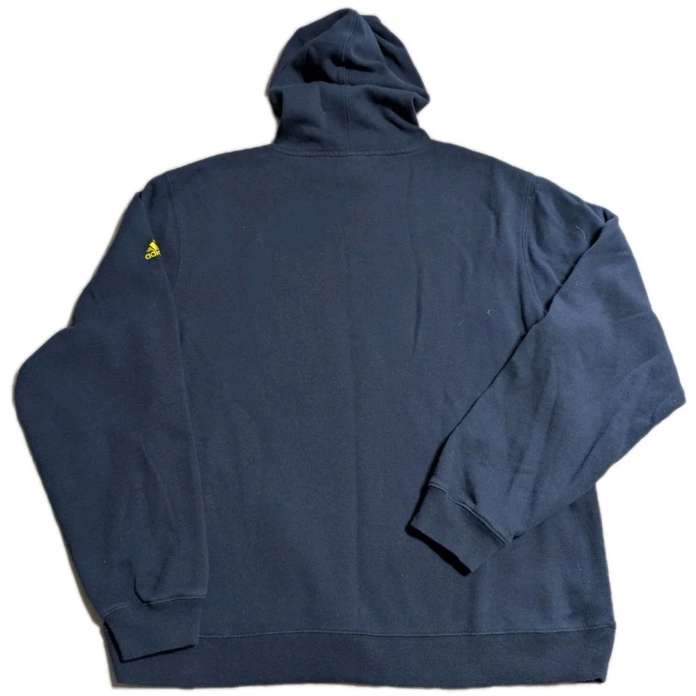 Adidas‎ Michigan Wolverines Hoodie Navy Yellow Pullover Sweatshirt Small